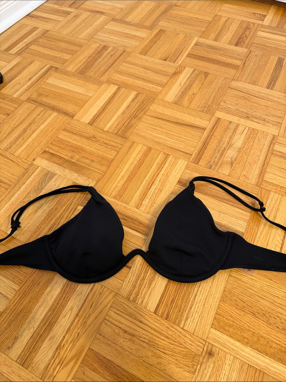 Women's Black Swim Top
